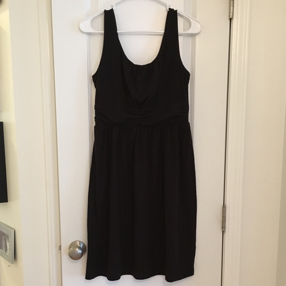 Black maxi dress